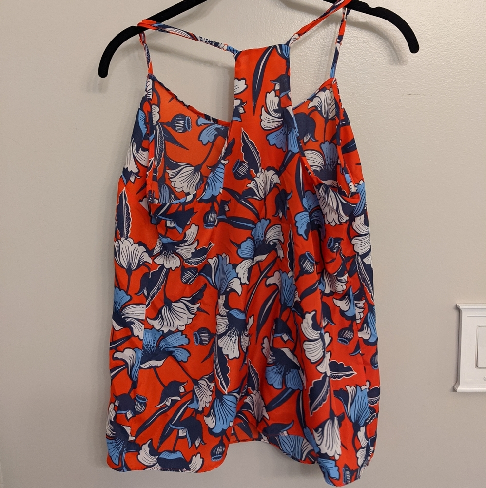 Red Floral JCrew Cami